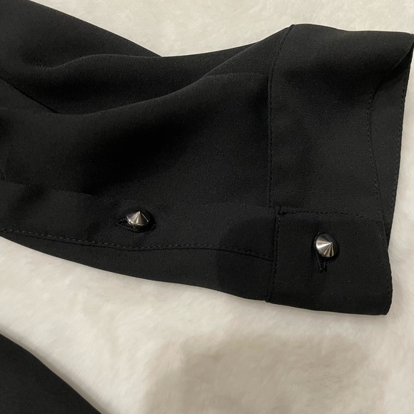 New! New York & Co Black Blouse Size Large - Picture 5 of 5